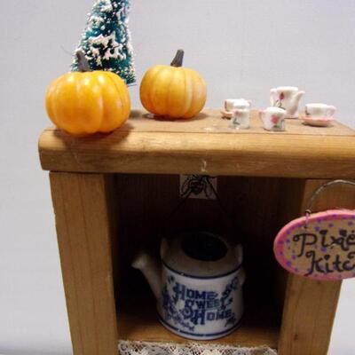Lot 183 - Small Counter Top  Decorative Pantry 