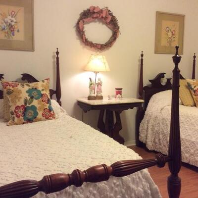 Matching Federal Twin Beds