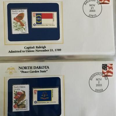 50 States Commemorative Stamp Collection