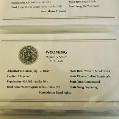 50 States Commemorative Stamp Collection