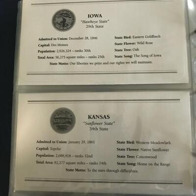 50 States Commemorative Stamp Collection