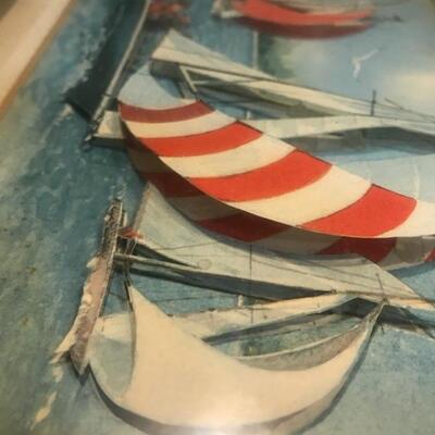 3 D Art - Sailing themed