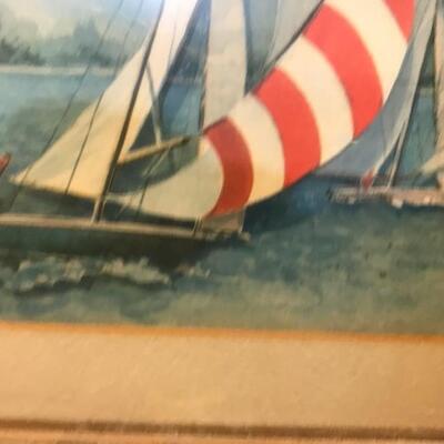 3 D Art - Sailing themed