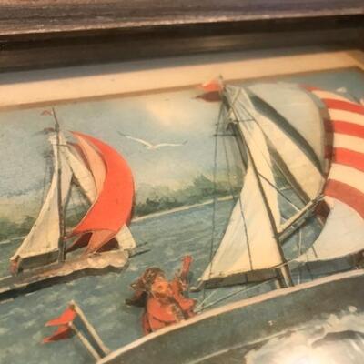 3 D Art - Sailing themed