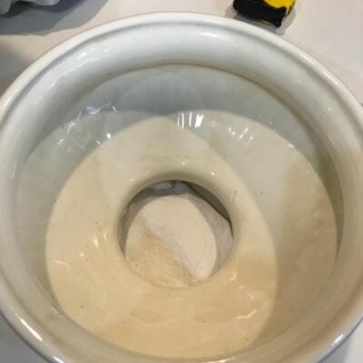 White Ceramic Compote