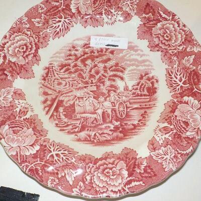 4- dinner plates of Enoch Woods