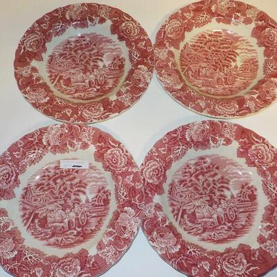 4- dinner plates of Enoch Woods