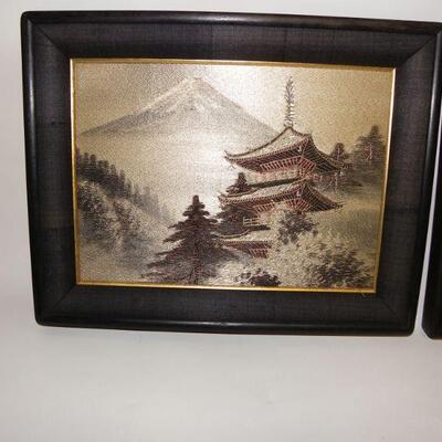 Japanese screen prints.