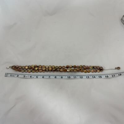 .13. Three-Strand Freshwater Pearl Necklace