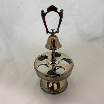 .14. Antique | Cobalt Cruet Set with Bell