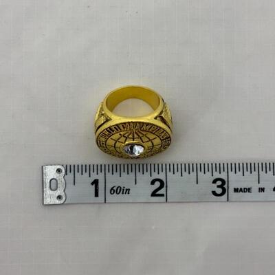 .17. Commemorative Super Bowl I Replica MVP Ring | STARR