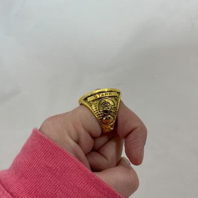 .17. Commemorative Super Bowl I Replica MVP Ring | STARR