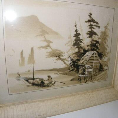 2 Japannese screen prints.