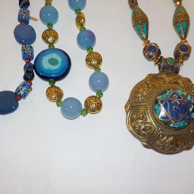 3 Peruvian style new necklaces.