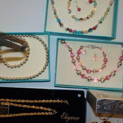 5 Boxes of hand Crafted jewelery.