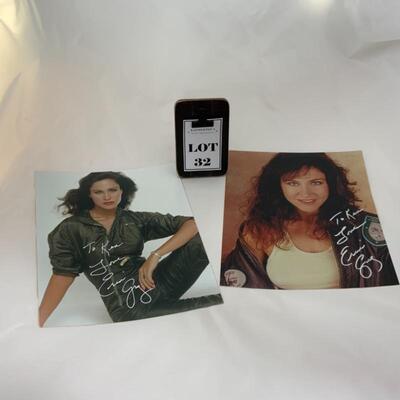 .32. Erin Gray | Buck Rogers | Two Signed 8x10s