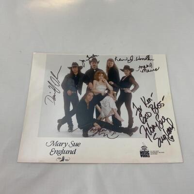 .38. Mary Sue England | Two Autographed 8x10s