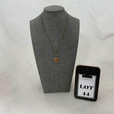 .44. Vintage | Taille dâ€™Epargne Locket | Signat 