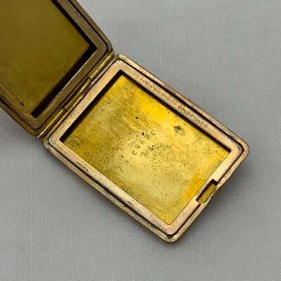.46. Antique | GF | Square Locket/Watch Fob | 10K Chain