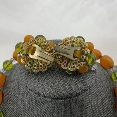 .54. Vintage | Hobe Signed | Egg Yolk Amber | 1920s