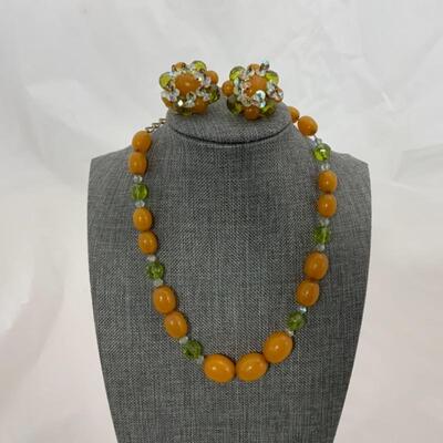 .54. Vintage | Hobe Signed | Egg Yolk Amber | 1920s