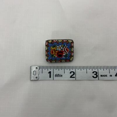 .59. Vintage | Micro-Mosaic Glass Brooch