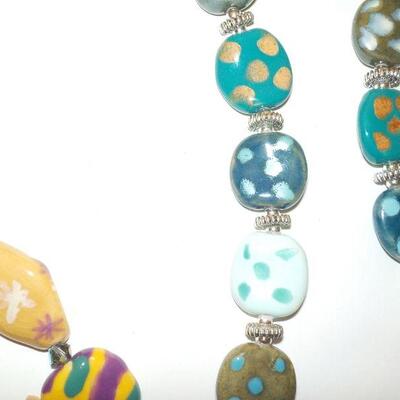 Hand crafted new jewelry necklaces.