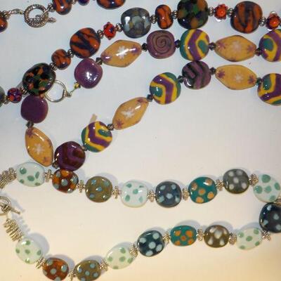 Hand crafted new jewelry necklaces.