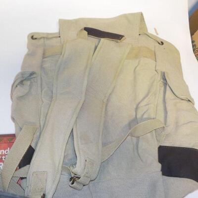 Deadly Hallows Harry potter Nap Sack with leather strapes.