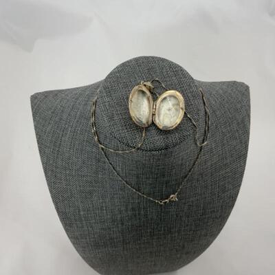 .68. Sterling Locket | 24â€ Sterling Chain