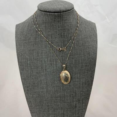 .68. Sterling Locket | 24â€ Sterling Chain