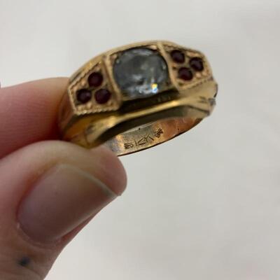 .70. MCM | Menâ€™s 12K 1/20 Gold Ring | 5g