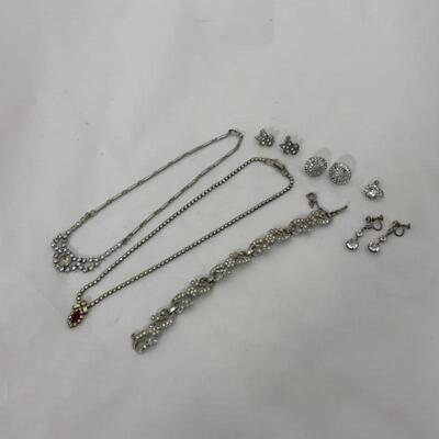 .73. Vintage | Rhinestones | Earrings | Bracelet | Necklaces