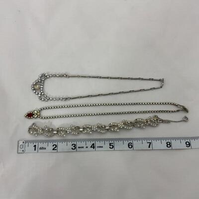 .73. Vintage | Rhinestones | Earrings | Bracelet | Necklaces