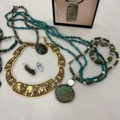 .77. Mixed Stone & Costume Jewelry Lot