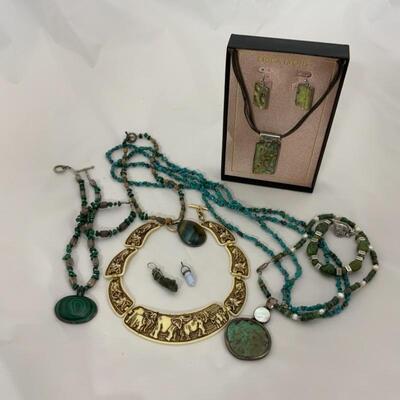 .77. Mixed Stone & Costume Jewelry Lot