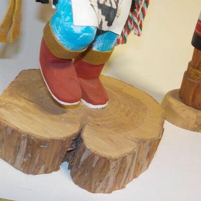 Hand crafted south american Indian medicine man and totten.