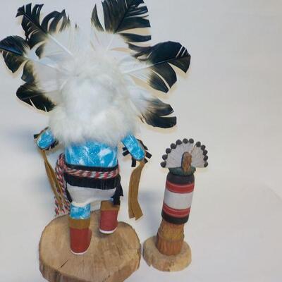 Hand crafted south american Indian medicine man and totten.
