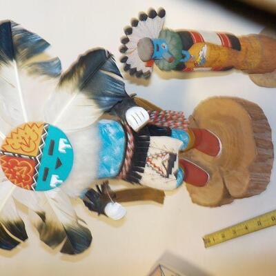 Hand crafted south american Indian medicine man and totten.