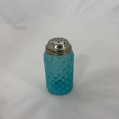 .87.  Antique | Blue Opalescent Sugar Shaker