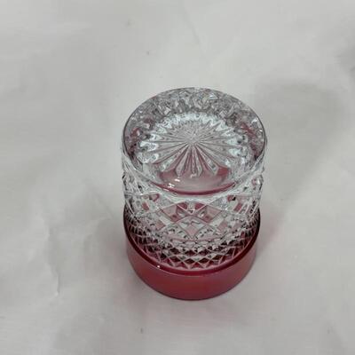 .89. Antique | Victorian Pickle Castor | Cut Crystal | Wolves | Rockford