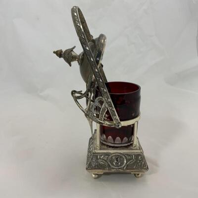 .93. Vintage | EXTRA FANCY Hinged Pickle Castor | A A Importing