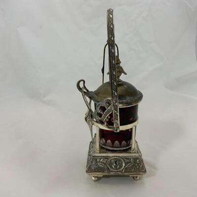 .93. Vintage | EXTRA FANCY Hinged Pickle Castor | A A Importing
