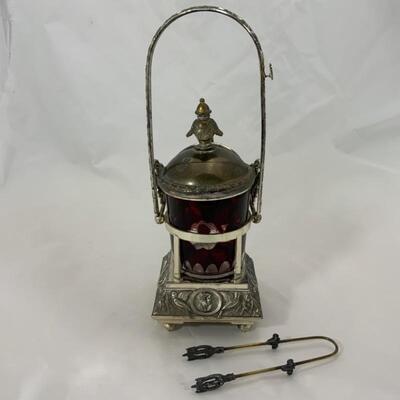 .93. Vintage | EXTRA FANCY Hinged Pickle Castor | A A Importing