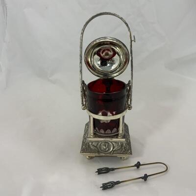 .93. Vintage | EXTRA FANCY Hinged Pickle Castor | A A Importing