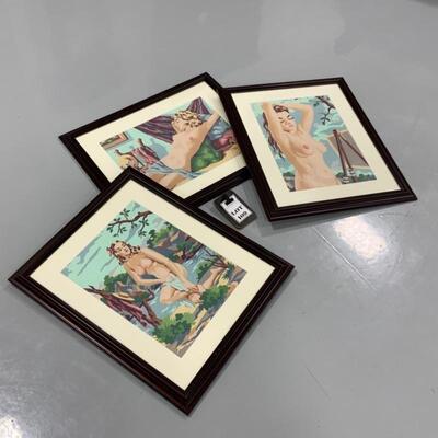 .109. Vintage | Extremely Rare | Craftint PBN | Complete Trio