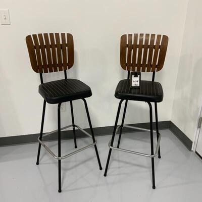 .112. Vintage | Comfort Lines Barstools | MCM 