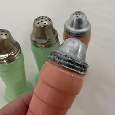 .114. Vintage | Fired-On ModernTone Salt & Pepper Shakers