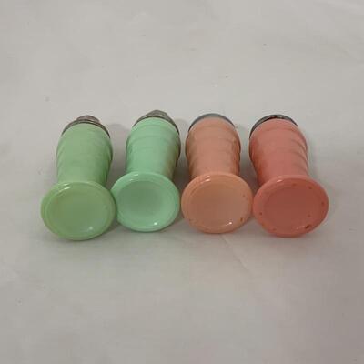 .114. Vintage | Fired-On ModernTone Salt & Pepper Shakers