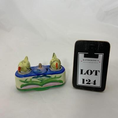 .124. Antique | Chicken Nodder Salt & Pepper Set